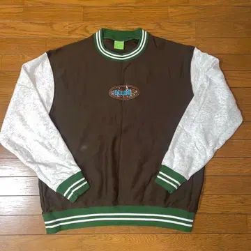 HUF 맨투맨 트레이닝복 M 브라운/그레이