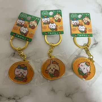 지역 한정 치이카와 키링 시즈오카현 귤 치이카와 하치와레 토끼