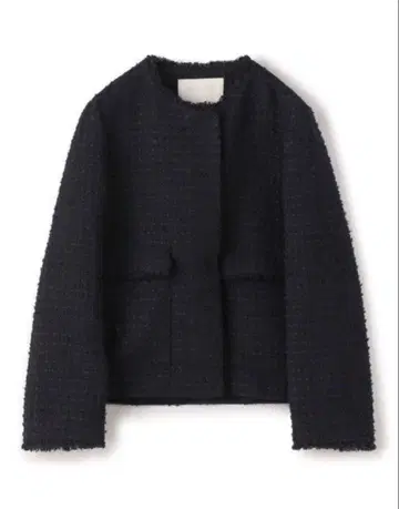 BALLSEY 믹스얀 트위드 노카라 자켓 택 포함 미사용품