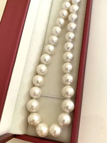 담수 진주 목걸이 11-12mm, s925