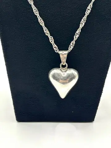빈티지 퍼피 하트 목걸이 Mexico silver925