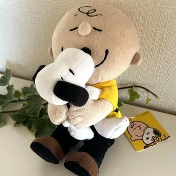 새상품 미사용 스누피 찰리 허그 봉제 인형 찰리 브라운