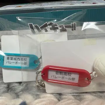 하이큐 트레이딩 고교명 부착 열쇠 참 키링 아오바죠사이 네코마