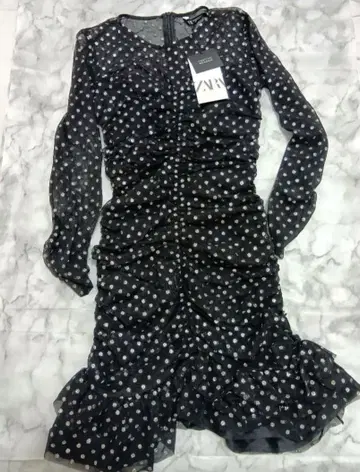 2일간 한정판 판매 새상품 택 포함 ZARA 도트 원피스