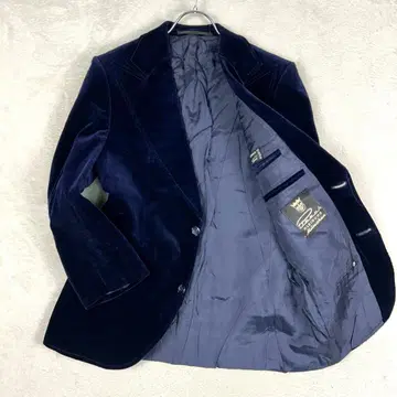 빈티지 벨로아 테일러드 자켓 독일 뮌헨 벨벳 구제 의류