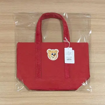 미개봉 올드 테디 와펜 토트백 레드 소