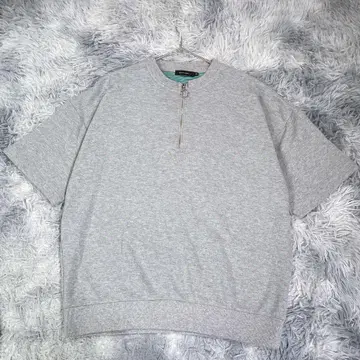 NIKO AND 하프 집업 탑 그레이 남성용 봄/여름