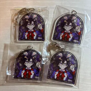 컬러풀 피치 모후쿤 아크릴 키링