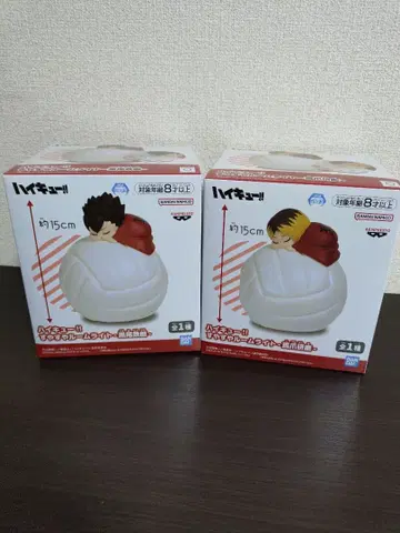 하이큐!! 쌔근쌔근 룸 라이트 2종 세트 코즈메 켄마 쿠로오 테츠로