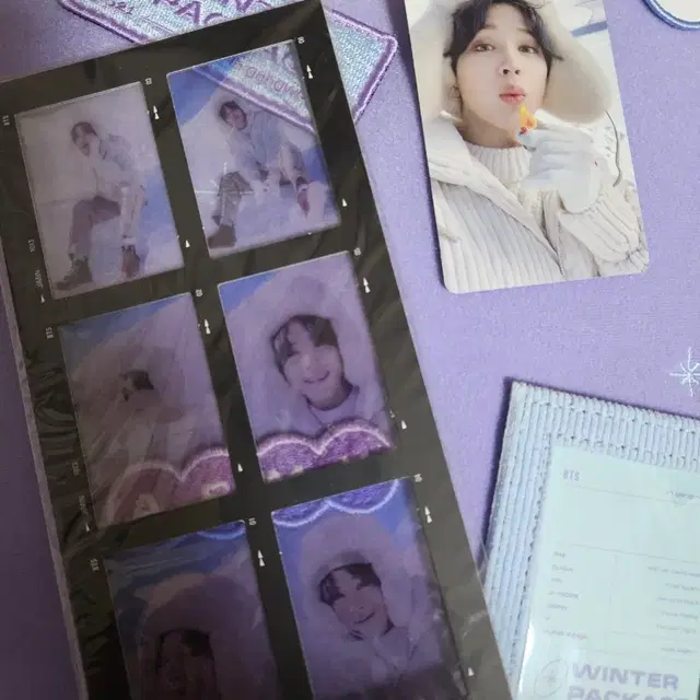 방탄 윈터패키지 21 지민 포카 필름 디비디 bts winter dvd