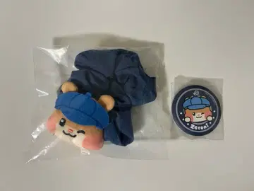 zeroni 에니마이 복권 ZB1 C상 데님풍 스크런치 비니니 캔뱃지