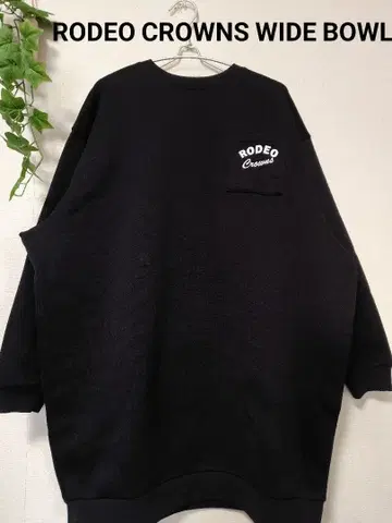 RODEO CROWNS WIDE BOWL 백 로고 맨투맨, 원피스