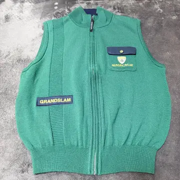GRANDSLAM MUNSINGWEAR 그린 니트 베스트 구제 의류/골프