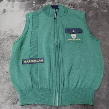 GRANDSLAM MUNSINGWEAR 그린 니트 베스트 구제 의류/골프