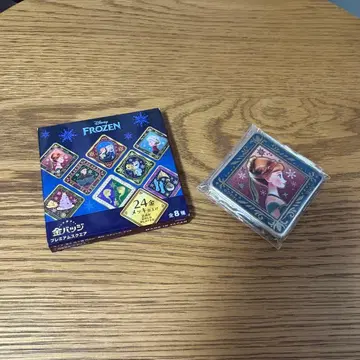 겨울왕국 안나 금 배지 프리미엄 스퀘어