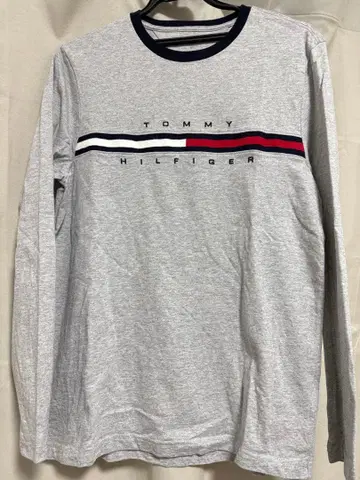 [온라인 한정판] 타미힐피거 로고 롱 슬리브 T셔츠
