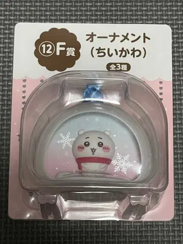 치이카와 (먼작귀) 오너먼트 (눈꽃 디자인) 치이카와 3개 세트