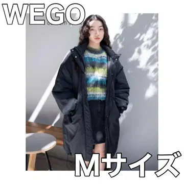 미사용 새상품 WEGO 몬스터 패디드 코트 블랙 M 사이즈