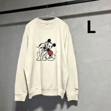 유니클로 매직 포 올 위드 나가바 유 스웨트 셔츠 내추럴 L