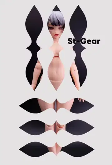 메가미 디바이스용 개조 부품 의상 장착용 소체 개조 키트