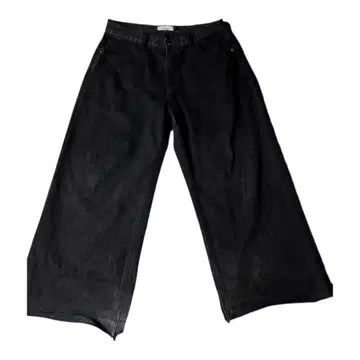 Menes 블랙 와이드 팬츠 L