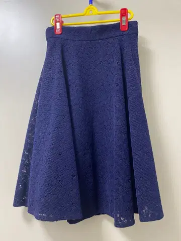 프로포션 바디 드레싱/네이비 플레어 스커트 레이스 조 사이즈 1