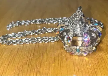 수요일의 앨리스 왕관 목걸이 미들 실버