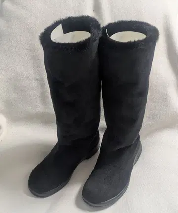 TOP DRY 고어텍스 롱 부츠 스웨이드 블랙 23.5cm