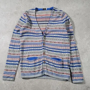 [ 새상품급 ] BEAUTY&YOUTH 페어아일 패턴 가디건 M