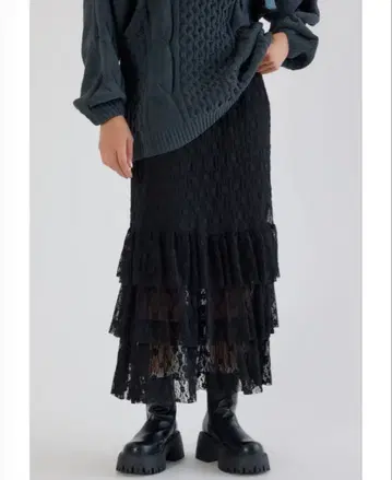 새상품 로데오 크라운 와이드 보울 프릴 캉캉 스커트