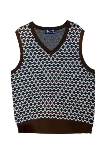 BoTT V넥 슬리브리스 니트 XL