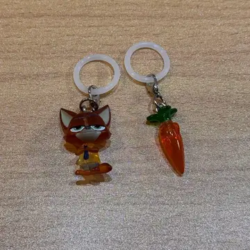 주토피아 메지루시 액세서리 2점