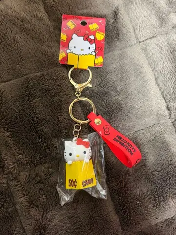 헬로키티전 한정판 러버 입체 키링 헬로키티