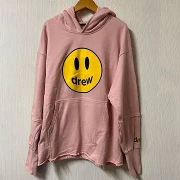 drewhouse 후디 후드티 데미지 핑크