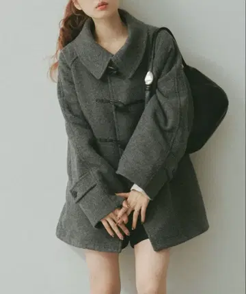 Kastane [베스트 포함] 더플 플레어 코트