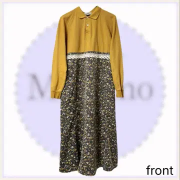 구제 의류 리메이크 원피스 꽃무늬