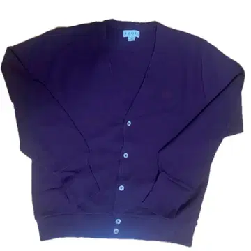 70s 80s USA IZOD 아이조드 라코스테 니트 가디건 보라색