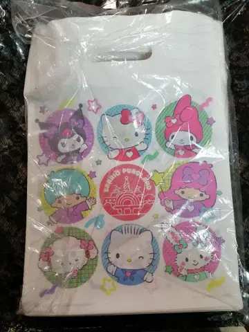 푸로랜드 쇼핑백 M 50매 푸로랜드 최신 쇼핑백 봉투