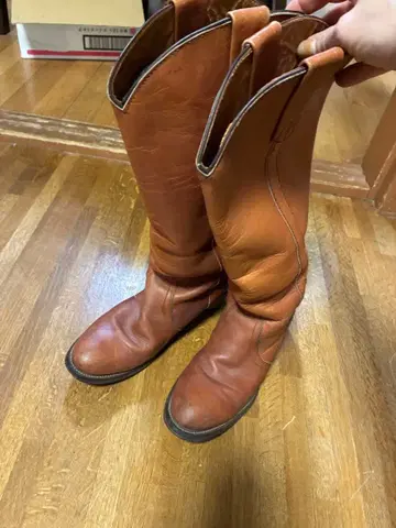 FRYE 웨스턴 스타일 가죽 부츠