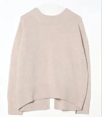 green label relaxing 뒷 슬릿 니트