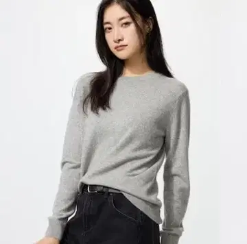 캐시미어 크루넥 스웨터