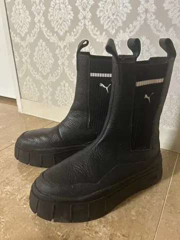 PUMA 사이드 고어 부츠 블랙 23.5cm