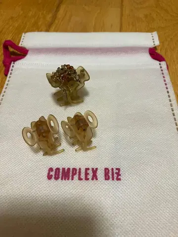 COMPLEX BIZ 헤어 클립 3개 세트
