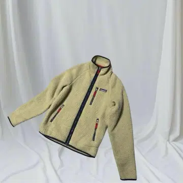 파타고니아 베이지 풀 집업 플리스 자켓 XS