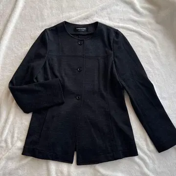 라핀 블랑슈 자켓 38 차콜 실크 울