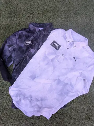 PUMA 지오메트릭 /웜 타이츠 슬리브 2장 세트