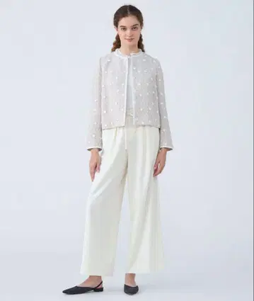 2-way 스트레치 이지 세미 와이드 팬츠