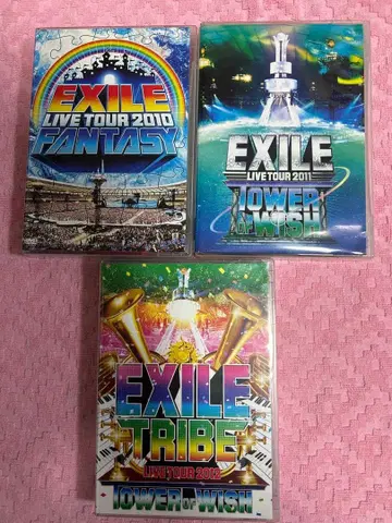 EXILE 라이브 투어 DVD 3장 세트 2010.2011.2012
