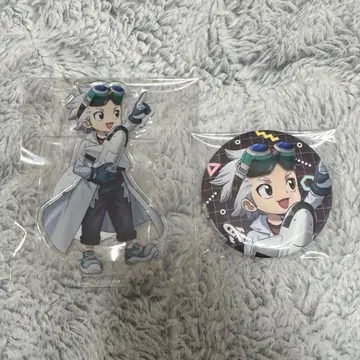 Dr.STONE 구매 혜택 새로 그린 캔뱃지 아크릴 스탠드 제노