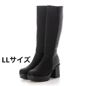 YOSUKE 통굽 롱 부츠 LL